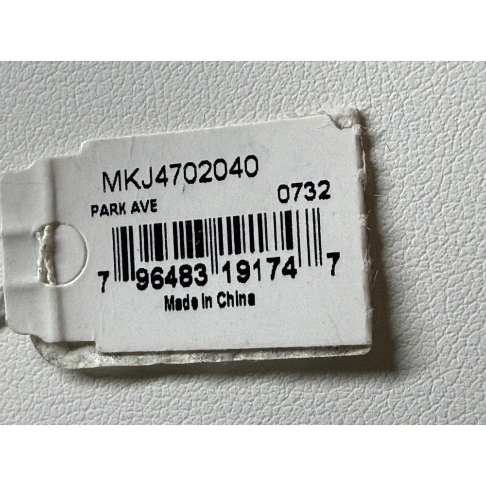 Michael Kors Park Ave Bracelet Womens Silver Grey NWT Crystal Slider Mcbling - Picture 6 of 6